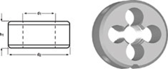 F110M24X1.0 GJENGESNITT