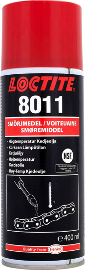 8011 HØYTEMP. KJEDEOLJE 400ML