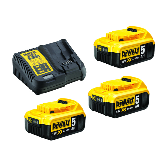 Bilde av LADER+BATTERI X3 18V 5AH  DCB115P3